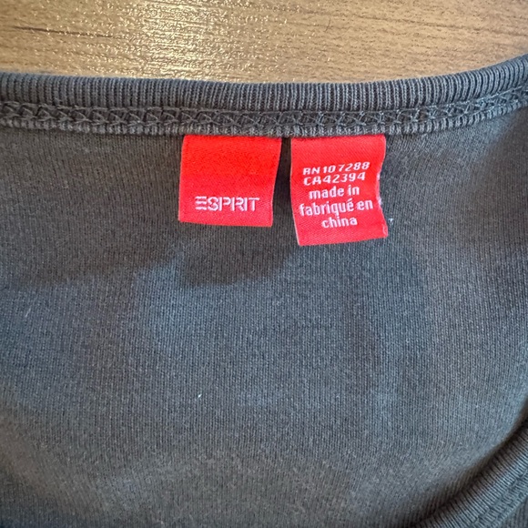 vintage brown esprit top - Picture 2 of 2